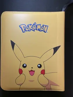 Pokemon Card Collection Binder Lot 200+ Cards Pikachu Binder - Image 2