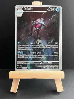 Pokemon Palafin 225/091 SV Paldean Fates IR Holo Full Art EN / NM - Image 1