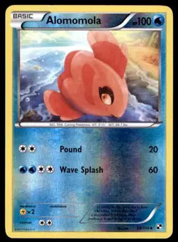 Alomomola 38/114 Uncommon Black & White Pokemon Reverse Holo Lightly Played - Image 1