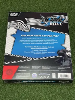 Pokemon TCG New Set Black Bolt Binder Collection - New & Sealed Ready to Ship! - Image 2