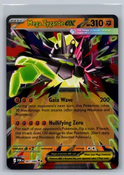 Mega Zygarde ex 47/88 Double Rare Pokemon Perfect Order ME03 NM - Image 1