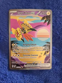 Tapu Koko ex PAR 247/182 Paradox Rift Special Illustration Rare Pokemon TCG NM/M - Image 1