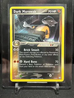 Dark Marowak 7/109 Rare Pokemon 2004 Team Rocket Returns LP - Image 1