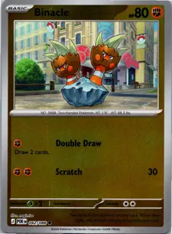 Binacle 042/088 Common Perfect Order Pokemon Reverse Holo Near Mint - Image 1
