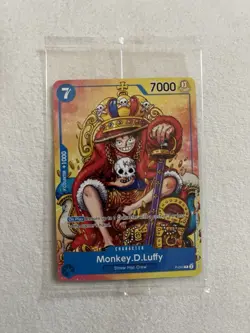 Monkey.D.Luffy P-043 Promo Card One Piece Monkey D Luffy Promo Spiel SEALED - Image 1