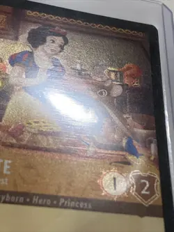 Disney Lorcana 2 FOIL Card Lot Snow White Lost In The Forest & Unexpected House - Image 4