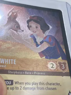 Disney Lorcana 2 FOIL Card Lot Snow White Lost In The Forest & Unexpected House - Image 5