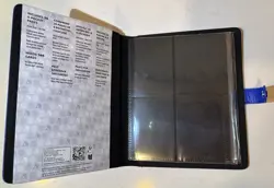 Ultra Pro Pokemon TCG Premium 160-Card Snap Binder Blue New - Image 4