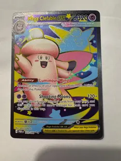 Mega Clefable Ex 103/088 Perfect Order Pokemon Card - Image 1