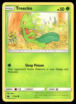 Treecko (7) SM - Celestial Storm 7/168 MP Pokemon TCG | Buy 10 Get 10 Free - Image 1