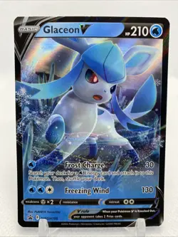 Glaceon V SWSH196 SWSH: Sword & Shield Promo Cards Holo - Image 1