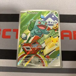 Bulbasaur 037 Holo First Partner Illustration Promo NM Pokemon Single Card - Image 1