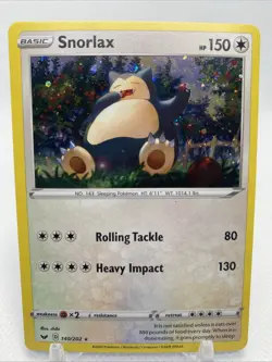 Pokemon Card Snorlax - (Cosmos Holo) Promo Blister Exclusives 140/202 - Image 1