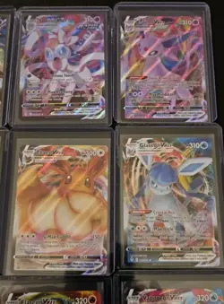 Eeveelution Vmax 9 Card Complete Set Pokemon Evolving Skies NM Umbreon Eevee - Image 3