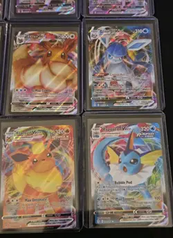Eeveelution Vmax 9 Card Complete Set Pokemon Evolving Skies NM Umbreon Eevee - Image 5
