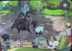 Naruto Poster Card Kayou Series 1 NRSA01-R-014L1 Heaven Scroll English - Image 1