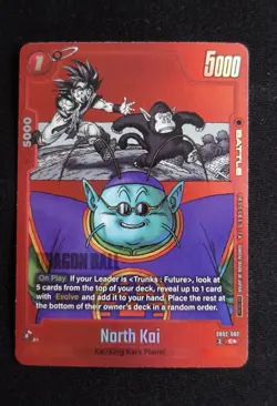 North Kai SB02-002 Limited Pack MANGA Version Promo Dragon Ball Card English - Image 4