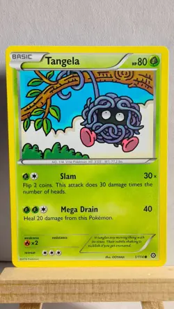 Tangela [MP] - Pokemon TCG Steam Siege 1/114 [Common] - Image 1
