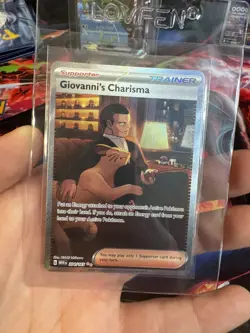 Pokemon TCG Giovanni's Charisma 204/165 Special Illustration Rare 151 - NM - Image 1