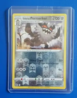 Pokemon TCG Crown Zenith: Galarian Perrserker (085/159) *RH* - Rare - Near Mint - Image 1