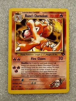 Pokemon TCG - Blaine's Charmeleon 31/132 - Gym Challenge 2000 -NM+ - Image 1