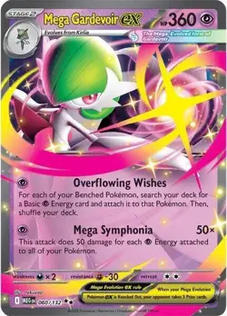 Pokemon Mega Gardevoir ex 60/132 Mega Evolution Base Set NM - Image 1