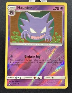 HAUNTER 69/214 - Pokemon - UNBROKEN BONDS (REVERSE HOLO) 2019 (VLP/LP) - Image 1