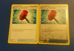 2x Pokemon TCG Crown Zenith: Crushing Hammer (125/159) *Regular & RH* - NM - Image 1