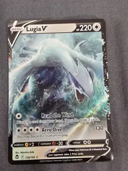 Lugia V 138/195 Swsh12: Sword & Shield - Silver Tempest Holo LP Pokemon - Image 1