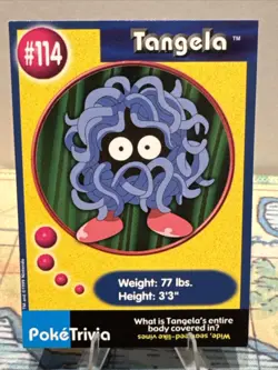 Pokemon Tcg Tangela #114 Pokemon Burger King LP - Image 1