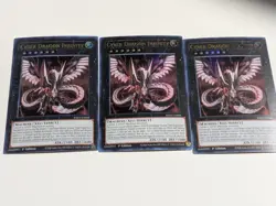 3x Ultra Rare Cyber Dragon Infinity Yugioh! Stampede - Image 1