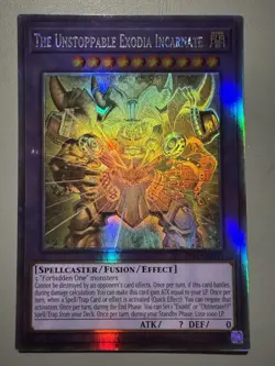 YUGIOH THE UNSTOPPABLE EXODIA INCARNATE ASIA ENGLISH INFO-AE033 HOLOGRAPHIC FOIL - Image 1