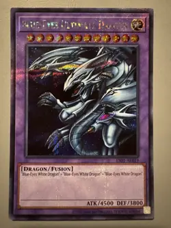 YUGIOH BLUE-EYES ULTIMATE DRAGON ASIA ENGLISH EDITION ES01-AE019 SECRET RARE - Image 1