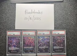 2nd Anniversary English One Piece TCG - PSA 10 SEQUENTIAL 4 LEADERS - Image 1