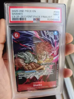 2025 One Piece P-083 Shanks Championship CS 25-26 Finalist Event Pack PSA 9 - Image 1