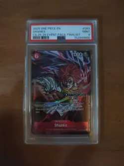 2025 One Piece P-083 Shanks Championship CS 25-26 Finalist Event Pack PSA 9 - Image 5