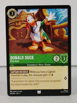 Donald Duck - First Mate - Azurite Sea - LORCANA #80 - Singles - Image 1