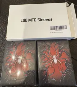 MTG Card Sleeves – 100 Count | Ultra-Durable Matte Art Card The Gathering Spider - Image 1