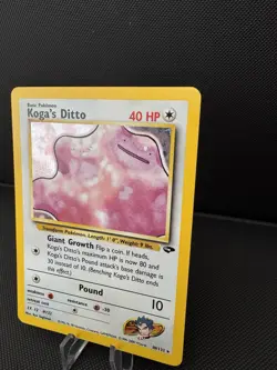 Pokemon TCG Koga's Ditto Gym Challenge 10 Holo Card Unlimited Rare NM - Image 3