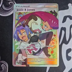 Pokemon TCG Hidden Fates Jesse & James Full Art Card 68/68 NM Condition - Image 1