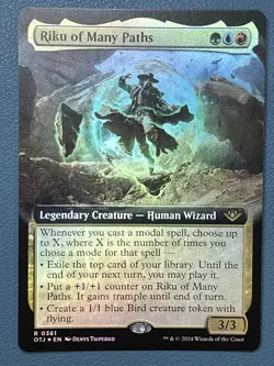 Riku of Many Paths (Extended Art) Outlaws of Thunder Junction OTJ MTG - Image 1
