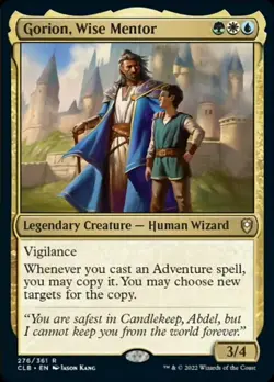 Gorion, Wise Mentor x1 1x FOIL Commander Baldur's Gate NM MTG - Image 1