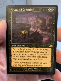 Oversold Cemetery RETRO - 309 - Rare - Dominaria Remastered DMR MTG - Image 1