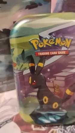 Pokemon Prismatic Evolutions SV8.5 Umbreon Mini Tin Factory Sealed 2 Packs ✨🌙💫 - Image 2