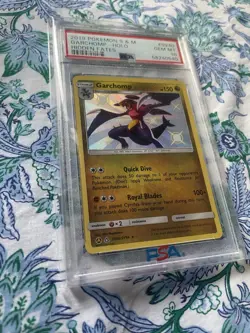 Pokemon TCG Garchomp 2019 Hidden Fates Shiny Vault Holo Rare PSA 10 - Image 3
