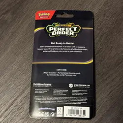 Pokemon TCG: Perfect Order Premium Checklane Blister + Meganium Promo Sealed - Image 2