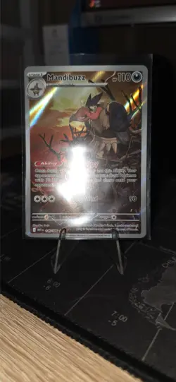 Pokemon TCG Mandibuzz 145/086 Sv: White Flare Holo IR NM - Image 1