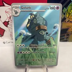 Pokemon TCG Golurk 123/086 Sv: Black Bolt Holo Illustration Rare - Image 1