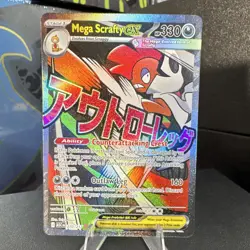 Mega Scrafty EX 270/217 ASCEND Full Art Holo Pokemon TCG English Stage 1 HP330 - Image 1