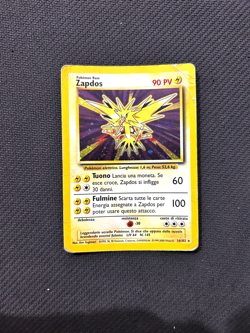 POKEMON SET BASE ZAPDOS 16/102 REVERSE HOLO ORIGINAE BUONA ITALIANA - Image 1